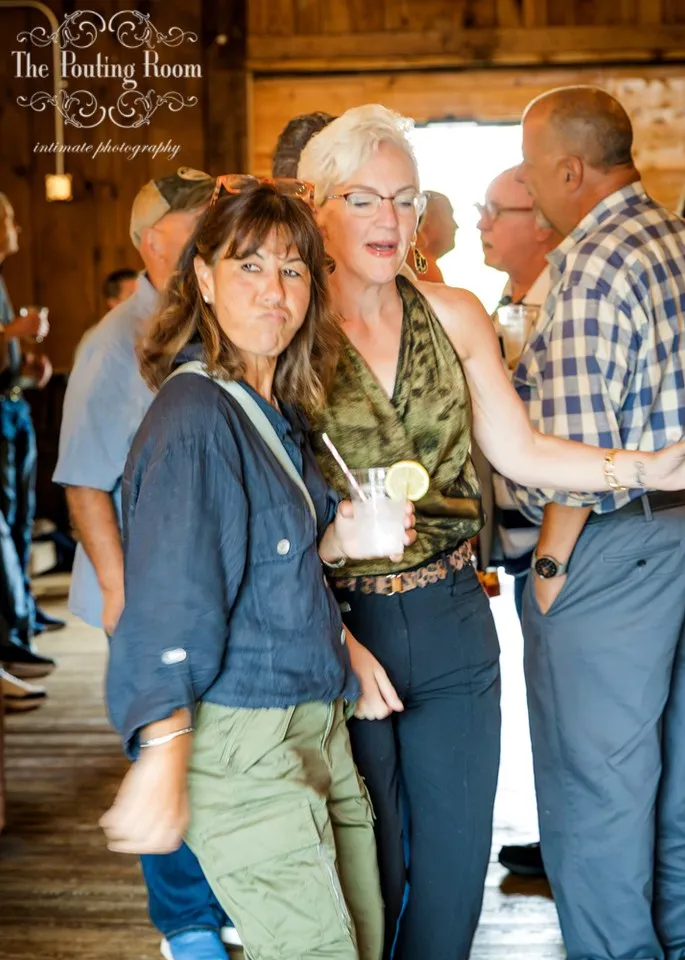 Guests at Dirty Tea at Dirty Water Distillery in Plymouth, Massachusetts