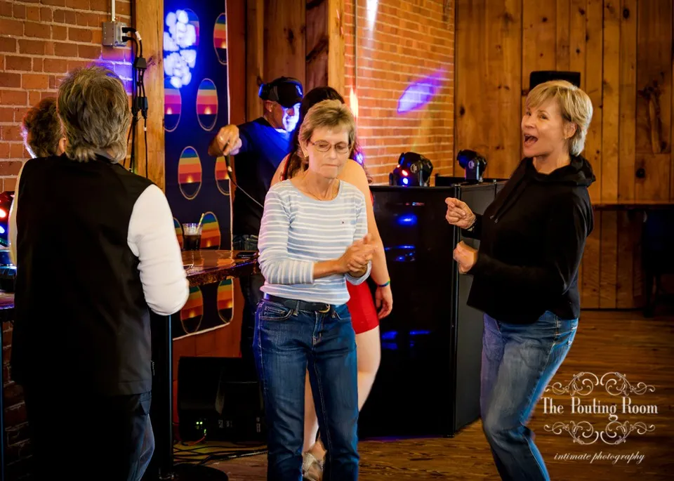Guests at Dirty Tea at Dirty Water Distillery in Plymouth, Massachusetts