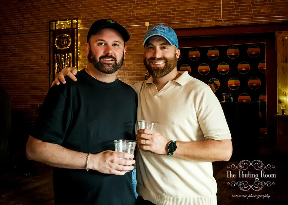 Guests at Dirty Tea at Dirty Water Distillery in Plymouth, Massachusetts