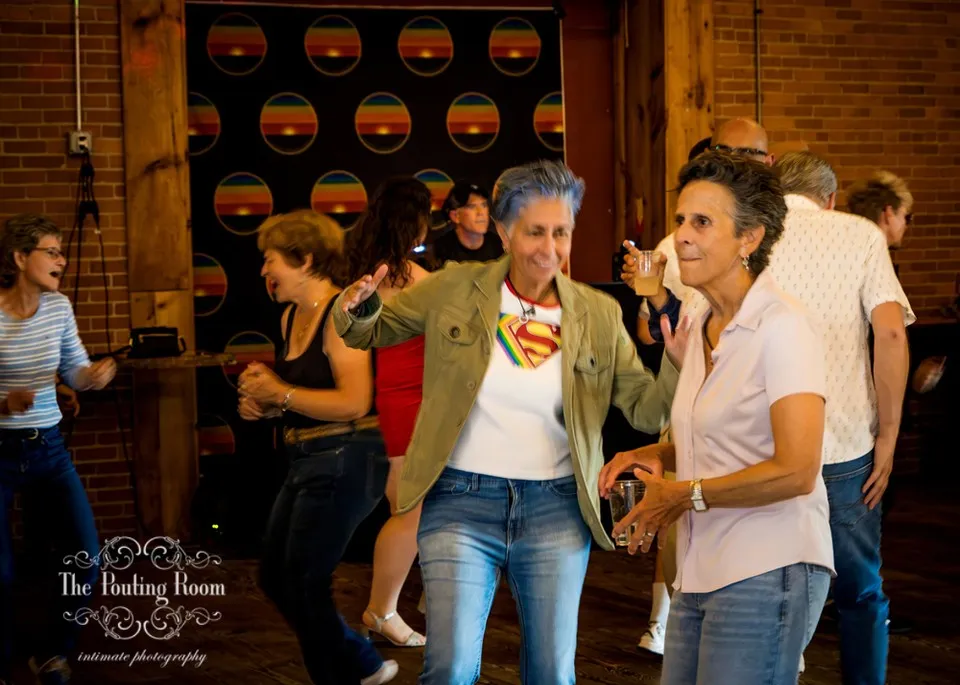 Guests at Dirty Tea at Dirty Water Distillery in Plymouth, Massachusetts