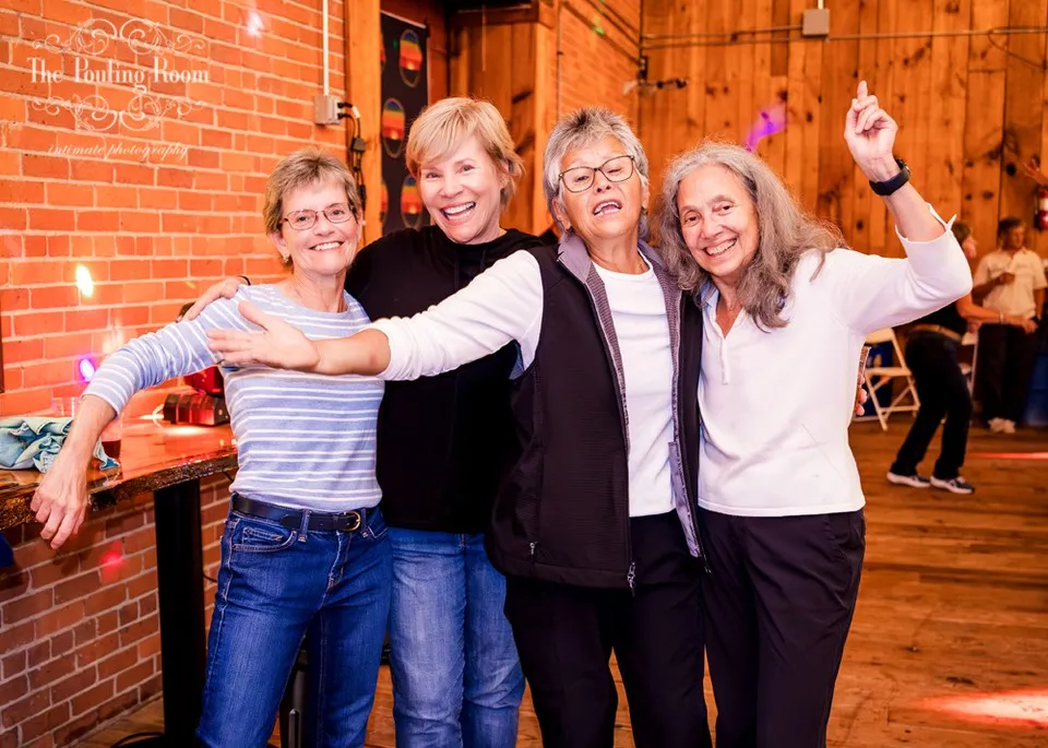 Guests at Dirty Tea at Dirty Water Distillery in Plymouth, Massachusetts